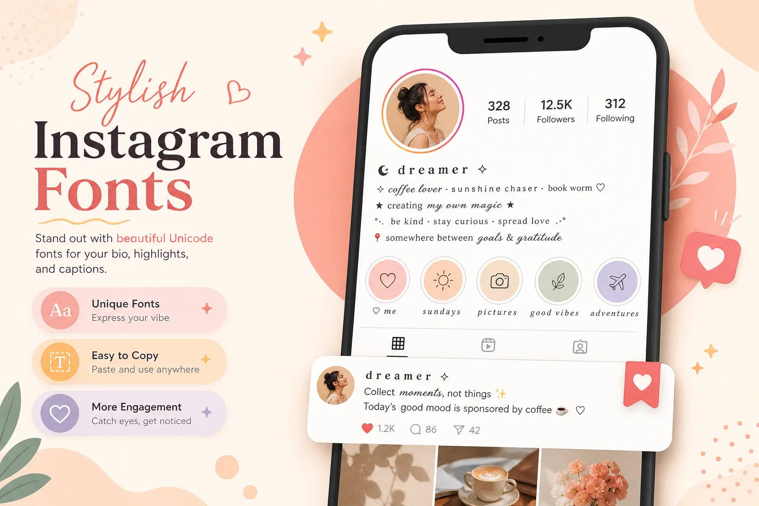 Instagram fonts